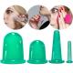 4pcs Anti Cellulite Silicone Cupping Cups for Neck Face Back Body Massage Therapy Set