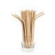 Brown Paper Drinking Straws Bendable Eco Friendly BRC GMP Certification
