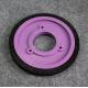 Customized Stenter Machine Parts Brush Wheel Purple Plastic Body Mixed Bristle Pig Hair 8 Holes