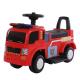 Red White/White/Red 6V Electric Ride On Cars for Kids Simulation Siren Lighting and Music