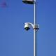 Q235b Galvanized Traffic Signal Light Pole Painted Outdoor Camera