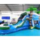 Palm Tree Jumping Inflatable Bouncer Slide For Backyard