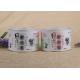 Glossy / Matte Lamination Paper Composite Cans With Transparent Plastic Cap