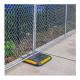 Easily Assembled Sport Fence Metal Steel Silver Security Fence Panels in Australia