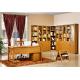 modern Zingana wood study room home bookcase furniture
