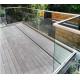 Beautiful Modern Glass Stair Railing External Frameless Glass Balustrade