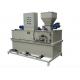 High capacity mixing chamber chemical dosing system and polymer preparation unit