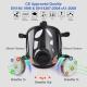 ABS Frame GB2890 EN140 Chemical Cartridge Respirator For Spraying Pesticides Anti Fog Impact Anti UV