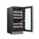 220V 50HZ Commercial Wine Storage Cabinet  Dual Zone Temperature Range