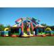 Jumping Bouncy Castle Playground Puncture Proof Children Protective With Obstacle