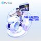 White 9D Virtual Reality Racing Simulator , Multiplayer 700KW Motorcycle Racing Simulator