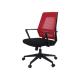Smooth Ergo High Back Chair ANSI Red Mesh Office Chair Class 4 Gas Lift Nylon Base