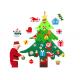 3D DIY Xmas Decorations 29pcs Ornaments Felt Christmas Tree Wall Hanging