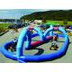 Children Inflatable Amusement Park Games Race Track Sport With PVC Tarpaulin