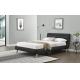 Upholstered Bed Frame With Unique Shape And Its Design Will Fit Your Home Decoration Style.