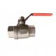 Stainless Steel 304 316 DN8-DN100 PN63 2PC BALL VALVES for Heavy-Duty Industrial Needs