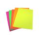 High quality Fluorescent Colored Paper 70-160gsm in sheets in rolls