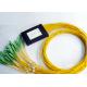 Low PDL Fiber Optic Splitter , PLC Optical Splitter Environmental Stable