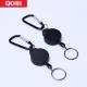 Deyi Badge Reel Heavy Duty Retractable Keychain ID Badge Reels Retractable Carabiner Badge Holder Steel Cord