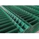 Oem Customized 1.8m 2.0m Height Green Plastic Coated Fencing