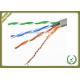 Solid Bare Copper Conductor Network Fiber Cable Cat5e U/UTP 4x2x0.5 Solid Cuprum