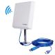 Modem CPE Outdoor WiFi Antenna With Sim Card Slot 20.5 X 2.5 X 2.5 Inches