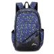 Nylon Casual shcool  Backpack for kids blue camouflage with triangle