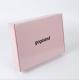 Wholesale custom logo foldable pink corrugated product packaging box aircraft box mail shipping box