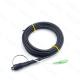 Pre Connector FTTX Solution SC APC FTTA Fiber Optic Cable 5.0mm G657A2 LSZH 5M Black
