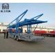 Two Axle Design Hydraulic Retractable Vehicle Transport Semi Trailer For Export