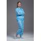 ESD anti static Protective Coverall Suit with condutive fiber blue color