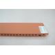 Orange Red Terracotta Facade Cladding Hollow Structure With Heat Preservation