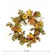 Maple Leaf Silk Floral Faux Flower Wreath Simulation Garland Weatherproof