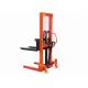 Supermarket Transport Trolley Hydraulic Lift Stacker For Material Handling