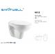 540*360*385 mm NR125  Wall Hung Toilet In Living Room White Color Washdown Rimless