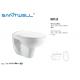 540*360*385 mm NR125  Wall Hung Toilet In Living Room White Color Washdown Rimless