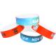 Water Resistant Personalised Tyvek Wristbands , Adjustable Printable Event Wristbands