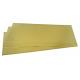 Smooth Surface Golden Yellow H62 H65 Brass Plate/ Sheet For Decoration