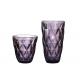 380ml Solid Purple Crystal Highball Glasses CE Approved For Drinking
