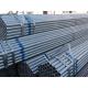 Straight Seam Galvanized Metal Pipe , Smooth Galvanized Round Tubing For