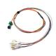 12 Cores MPO/MTP Fiber Optic Patch Cord Customized Length Low Insertion Loss