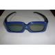 120Hz Rechargeable DLP Link 3D Glasses For 3D Ready Projector , Blue Black White