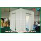 Inflatable Photo Studio 3 Doors White Inflatable Portable Cube Photobooth Tent With 2.5m Size