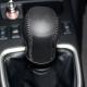 Black Leather Gear Shift Knob Cover for Nissan X-Trail Qashqai 2 Manual Transmission