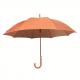 Matching Color Orange Long Compact Golf Umbrella Fiberglass Shaft And Ribs
