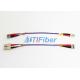 ST UPC Fiber Optic Patch Cord OM2 62.5 With ROHS Optical Cable Fiber Optic Jumper