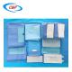 Waterproof Knee Arthroscopy Disposable Surgical Pack Drapes Universal