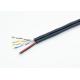 Unshielded CAT5E+2C Siamese Camera Cable 4P Twisted 24AWG for Monitoring System