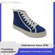 New Fashion Style Unisex Brand Custom Casual Lace-up Flats High-top Shoes in Canvas