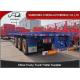 Air Suspension 40 / 45 Feet Long Flatbed Container Trailer With 12 Units Twist Lock